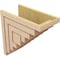 Ekena Millwork 10"W x 20"D x 20"H Classic Landon Rough Cedar Woodgrain TimberThane Corbel, Primed Tan CORUR10X20X20LANRCPR - alternate 5